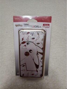 New Nintendo 2DS XL Pikachu Pokémon Protector- Gold/Transparent